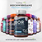 Boron 4 mg – Reines Bor je Tablette – 400 Tabletten – 13 Monate Vorrat – Laborgeprüft – Nutravita