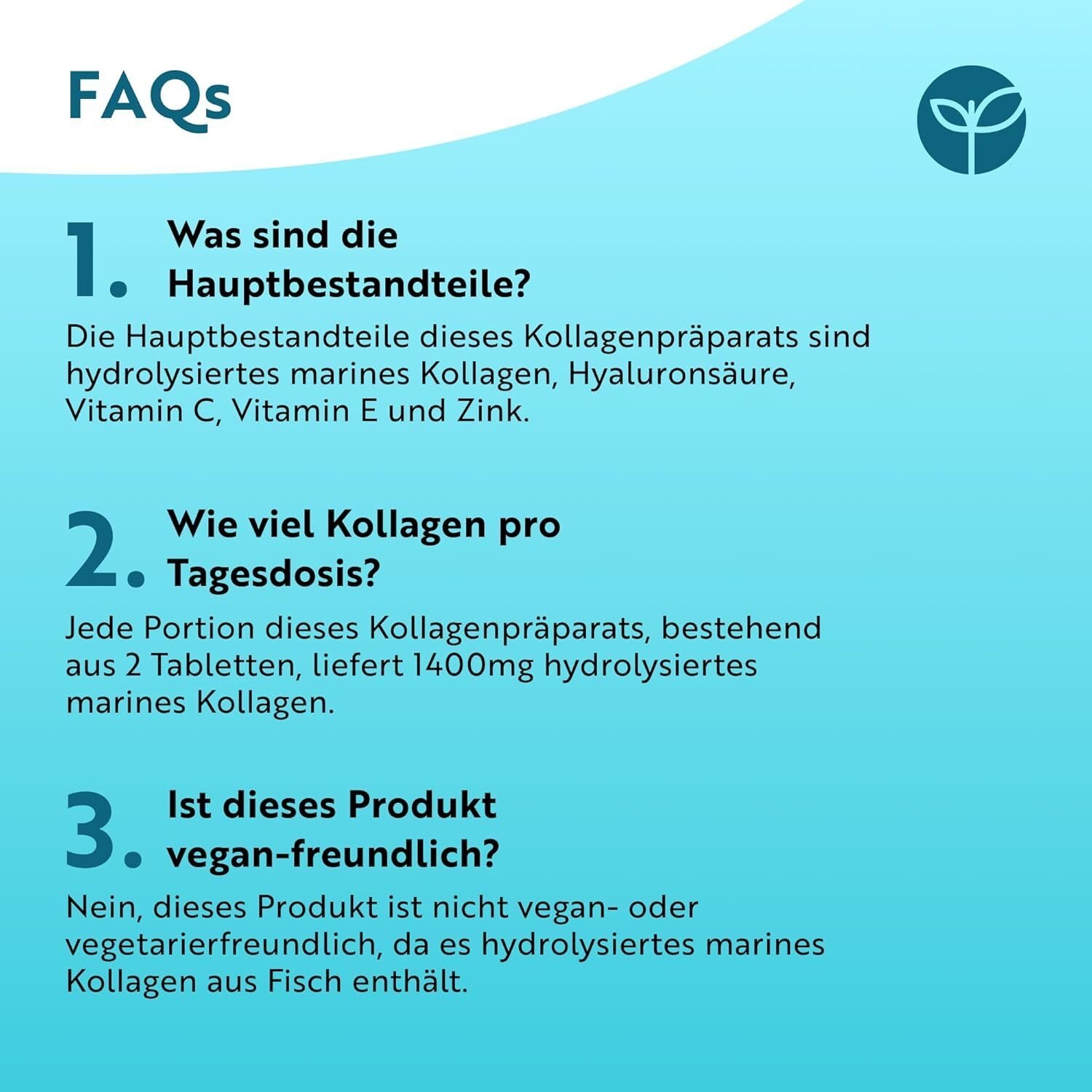 58a993532f4b0753b4c009039aa661a6.jpg Marine Kollagen 120 Kapseln – Mit Hyaluronsäure – Hochdosiert 1400 mg – Kollagen Typ I – Nutravita