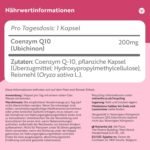 Coenzym Q10 200 mg 120 Kapseln – Hochdosiert – Natürlich fermentiert – 4 Monatsvorrat – Nutravita – Honigbee Coenzym Q10 200 mg 120 Kapseln – Hochdosiert – Natürlich fermentiert – 4 Monatsvorrat – Nutravita