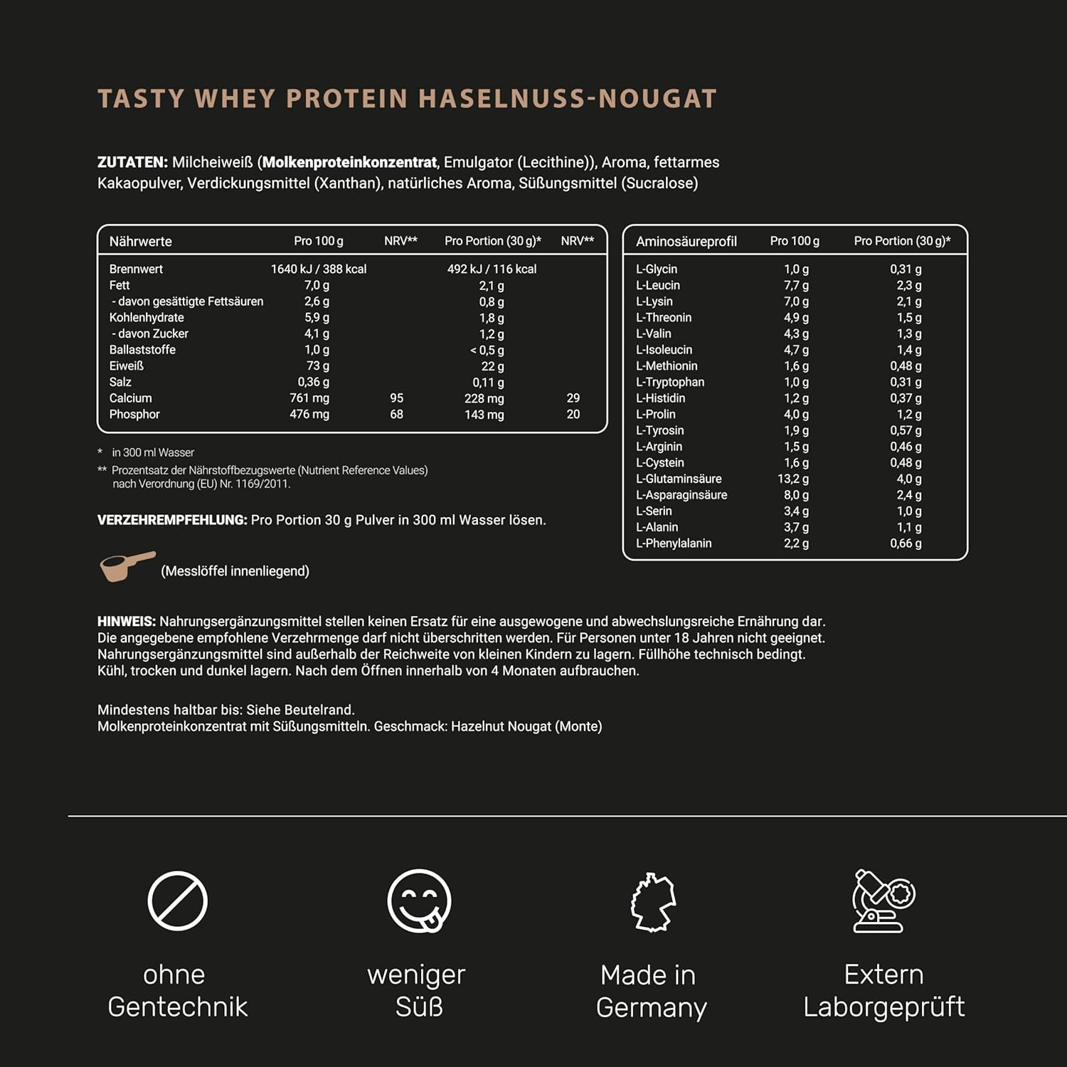 Whey Protein Pulver – Molkenprotein Eiweißpulver & Protein Shake – Wehle Sports