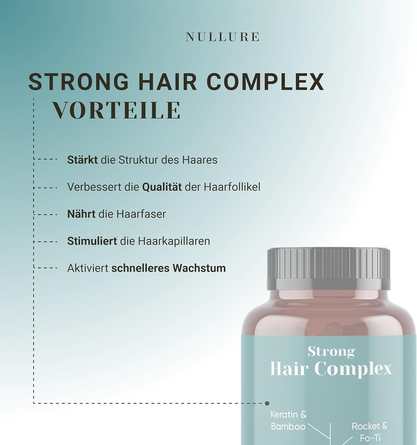 120 Haar Kapseln mit Keratin, Biotin & Zink – Nahrungsergänzung für Haare