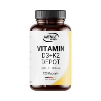 Vitamin D3 K2 Depot Kapseln 120