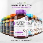 Quercetin Komplex mit Vitamin C – Hochwertige Antioxidantien-Formel – 120 Vegane Kapseln – Nutravita
