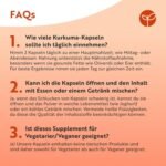 Bio Kurkuma Curcumin 1440 mg mit Schwarzem Pfeffer & Ingwer – 180 Vegane Kurkuma-Kapseln – Hochdosiert
