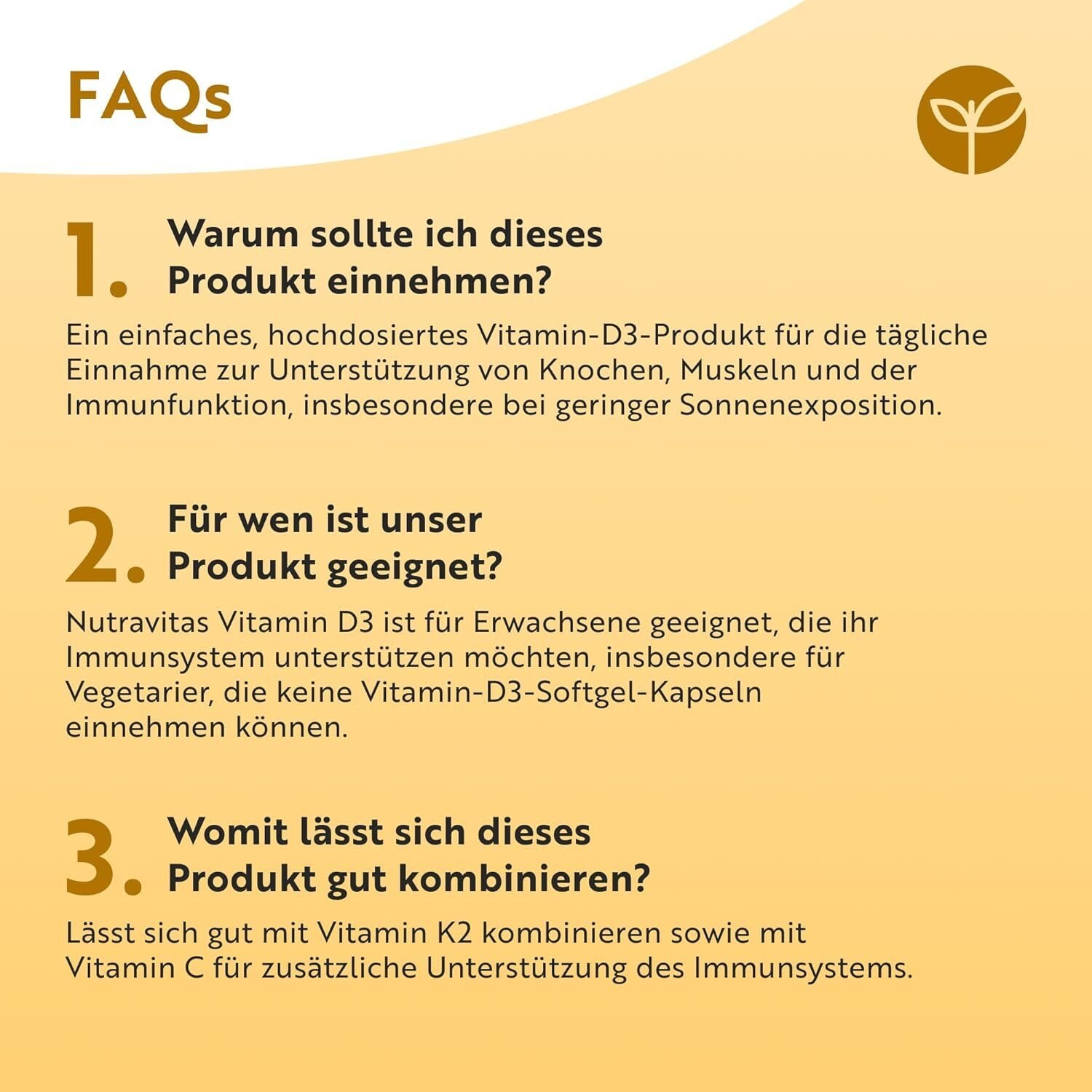Vitamin D3 2000 I.E. 400 Tabletten – Hochdosiert – Vegetarisch – 1 Jahresvorrat – Nutravita