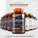 Bio Curcuma Kapseln 270 Stück mit Ingwer & Schwarzem Pfeffer – Hochdosiert mit Piperin – Veganes Nahrungsergänzungsmittel – Nutravita