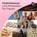 Multivitamine für Frauen – 24 Vitamine & Mineralien mit Hyaluronsäure – 180 Kapseln – Nutravita