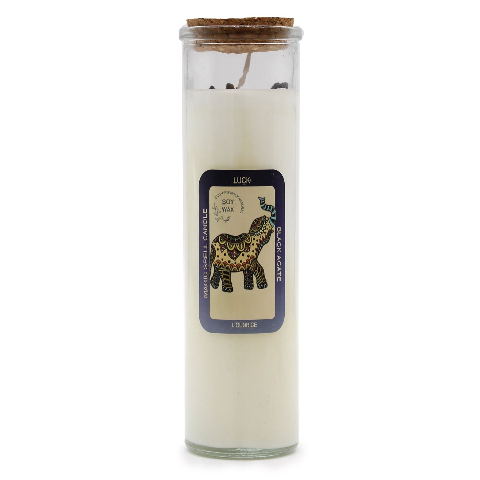 Magische Duftkerze Glück – Sojawachs Kerze 50h Brenndauer im Glas 20 x 5 cm