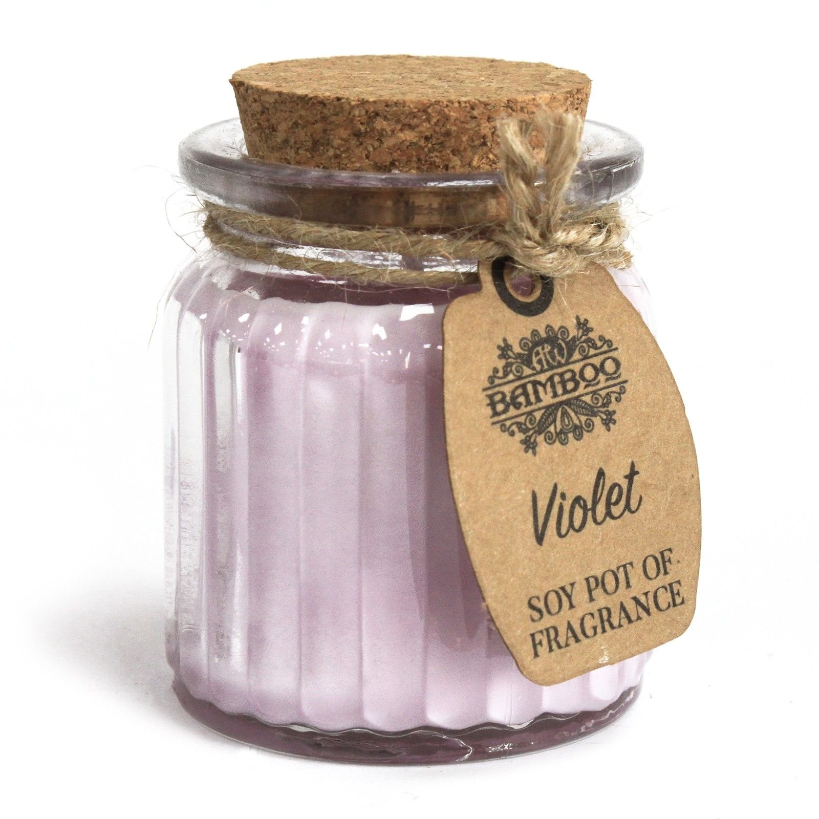 bG9jYWw6Ly9tZWRpYS85Uy8yQy82MFIzMEMxRzZHVjMyQzlTL2ZhODhiODg3LmpwZWc-1.jpg Sojawachs Duftkerze im Glas Violett mit Korkdeckel – Natürliche Aromakerze für Entspannung & Deko 12h Brenndauer