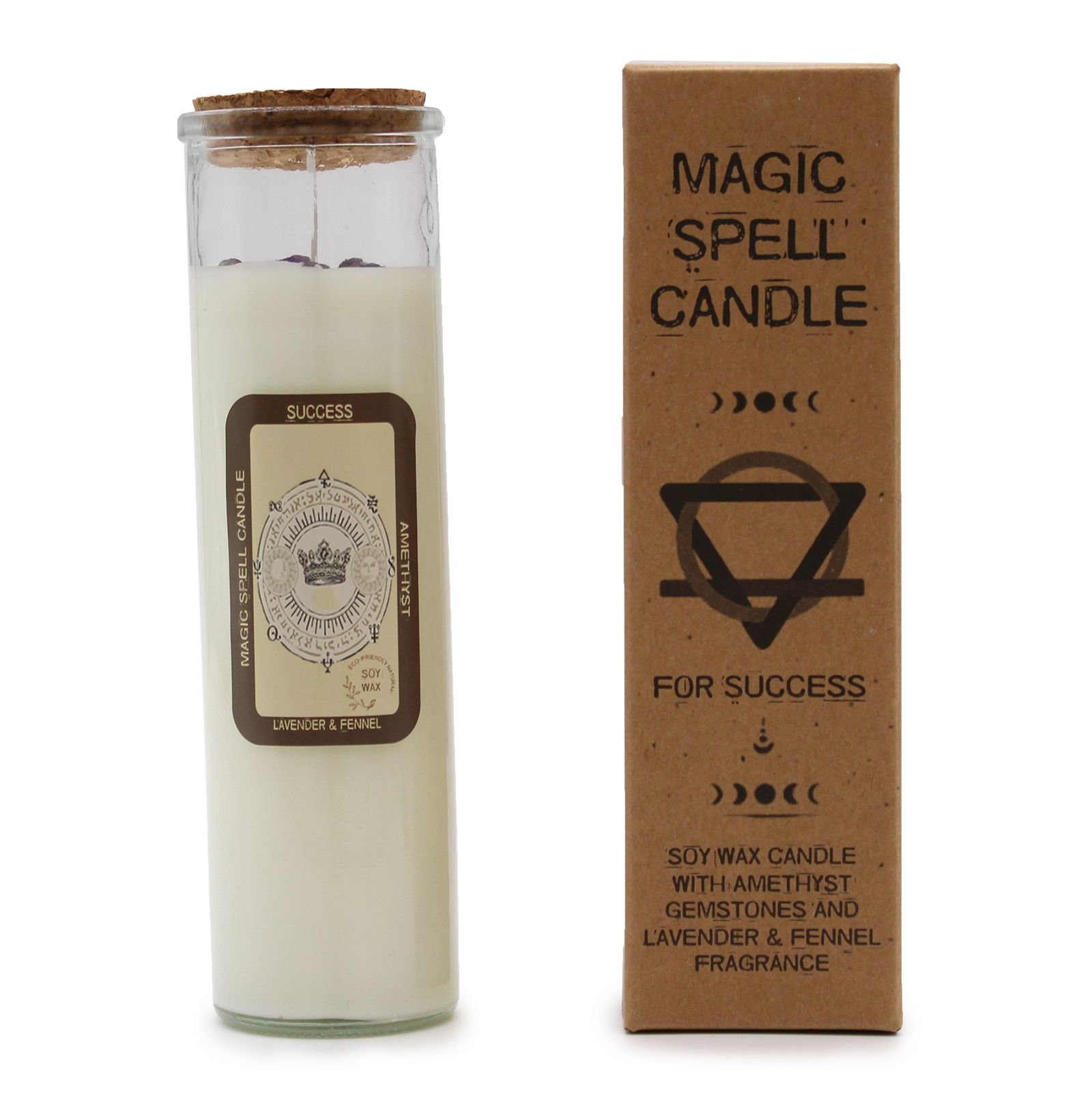 Magic Spell Candle Success – Spirituelle Duftkerze für Erfolg & Energie im Glas 20x5 cm