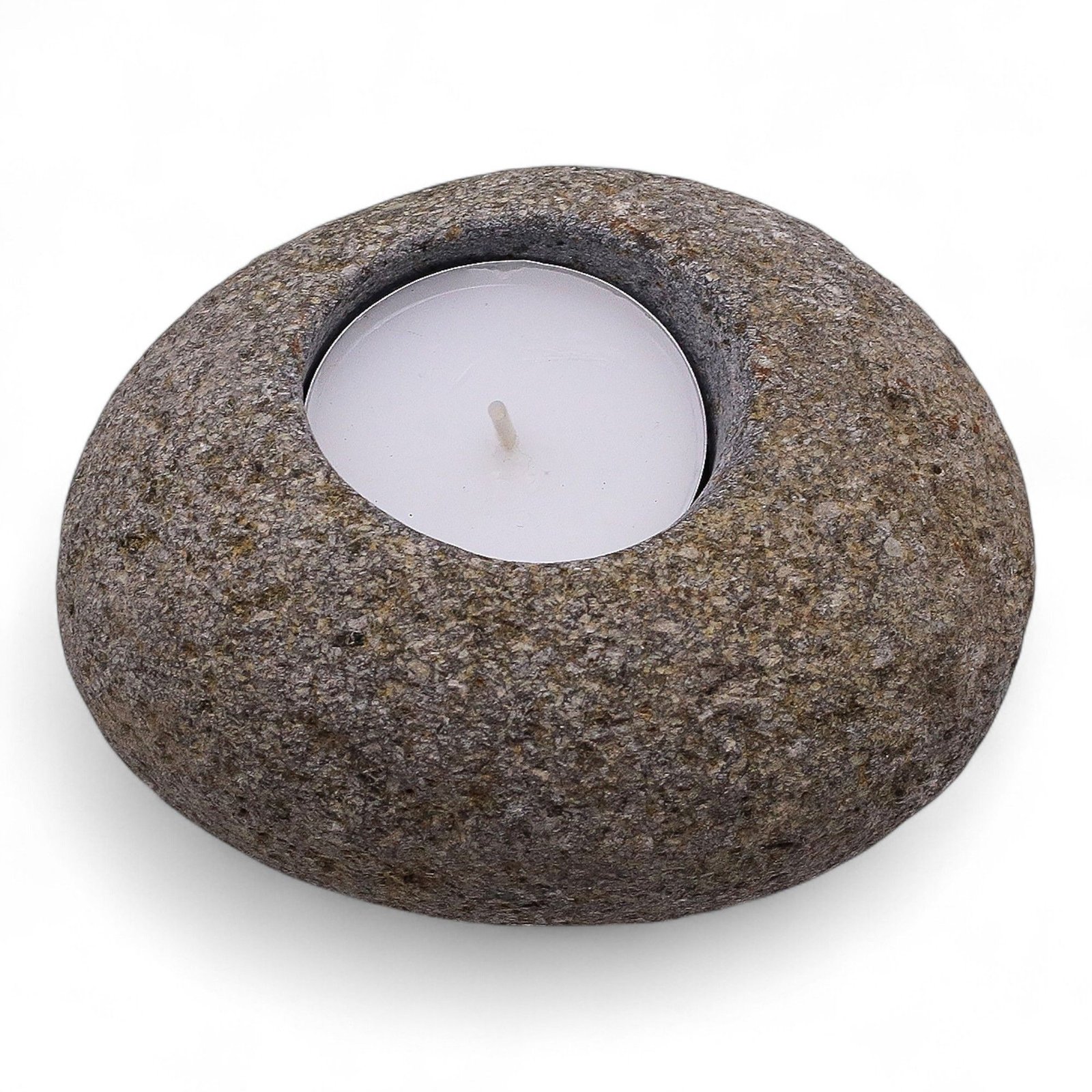 bG9jYWw6Ly9tZWRpYS8xRy9BRS82MFIzMEMxSjY0UktBRTFHLzNjODU5YmMyLmpwZw-1.jpg Stein Kerzenhalter Flussstein – natürlicher Teelichthalter aus Riverstone für ruhige Wohnatmosphäre,10x10x7cm