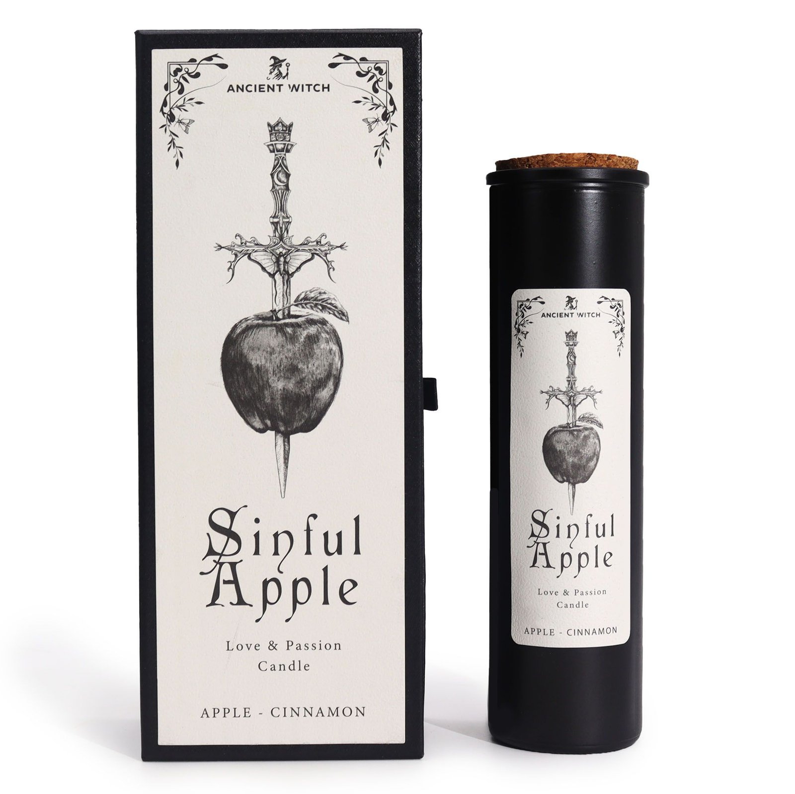 Ritual Duftkerze Sinful Apple – Apfel & Zimt Kerze im Geschenkset, 24×9.5×6.8 cm, 0.7 kg