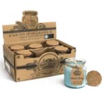 Winter Berry Duftkerze im Glas – Sojawachs Kerze mit Korkdeckel und fruchtigem Duft, 7.5×5.5×5.5 cm, 0.20 kg