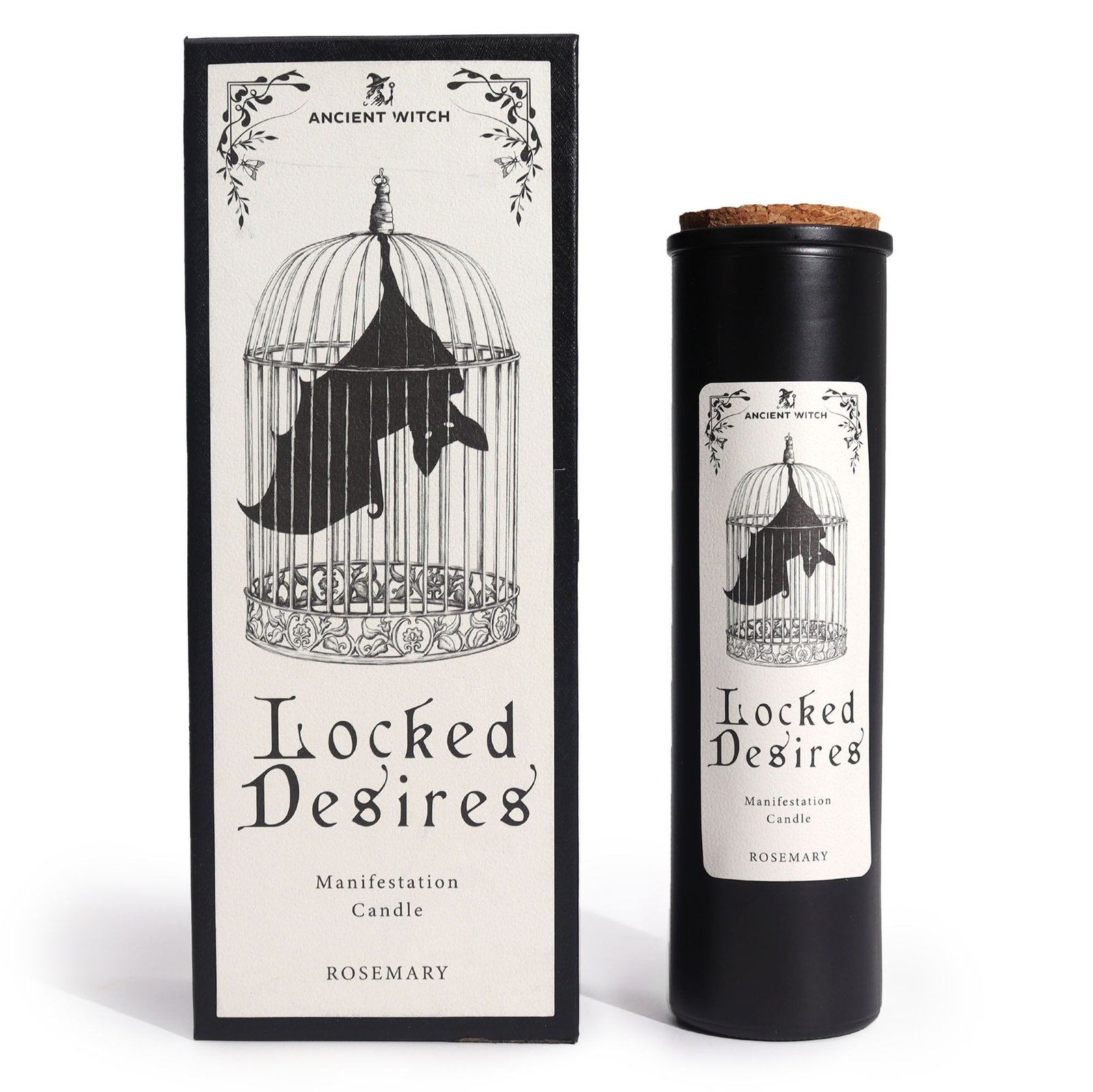 bG9jYWw6Ly9tZWRpYS9ISi8yRC82MFIzMEMxSDc0UzMyREhKL2NiMzFhOGIxLmpwZWc.jpg Manifestation Kerze Locked Desires – Ritual Duftkerze mit Rosmarin – Spirituelle Geschenkidee – 24x9.5x6.8 cm – 40–50h