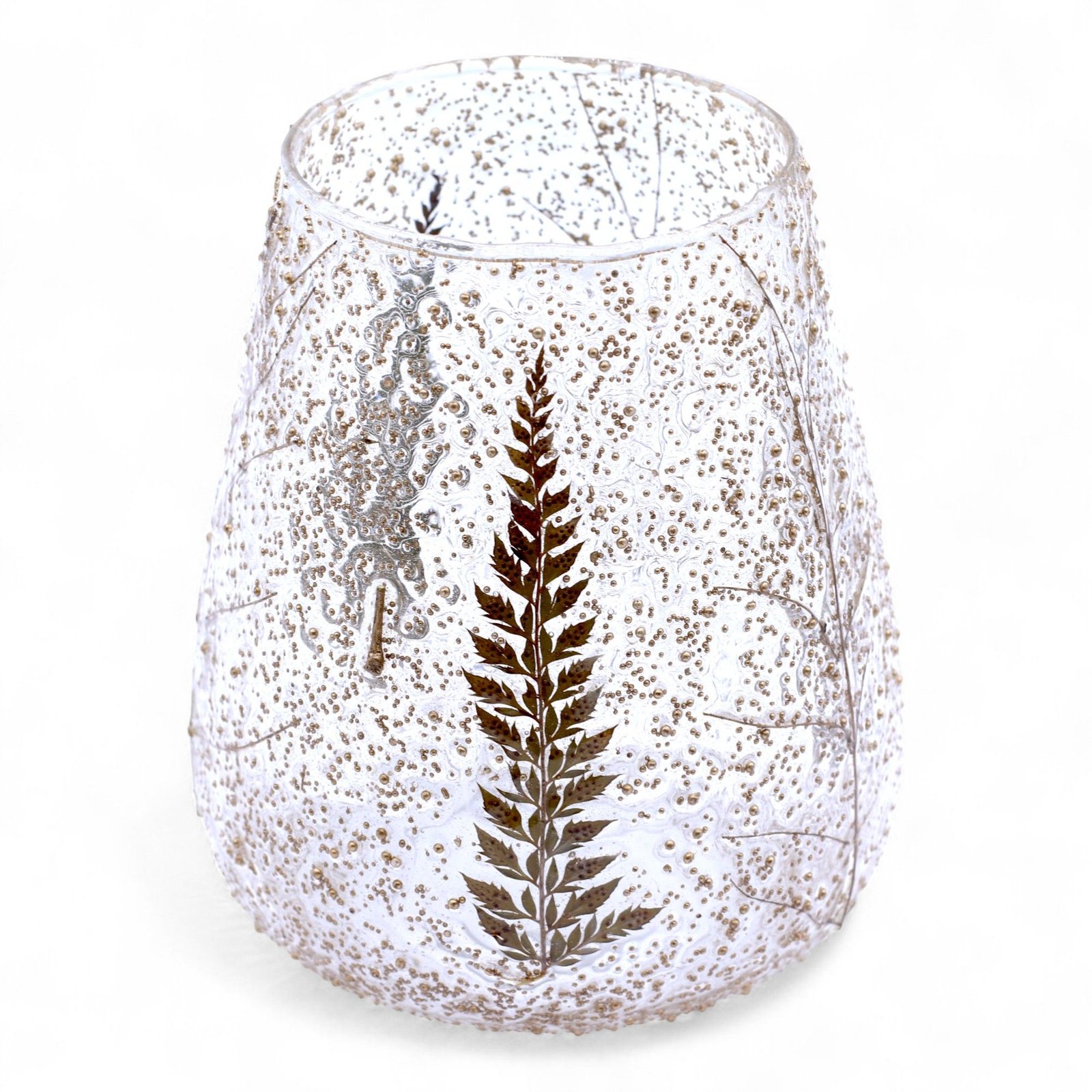 bG9jYWw6Ly9tZWRpYS9ISi9KQy82MFIzMEMxSjY0VzNKQ0hKLzY4Njk3YzdlLmpwZw.jpg Glas Kerzenhalter Floral Groß – Dekorativer Windlichthalter aus recyceltem Glas, 15 x 12 cm