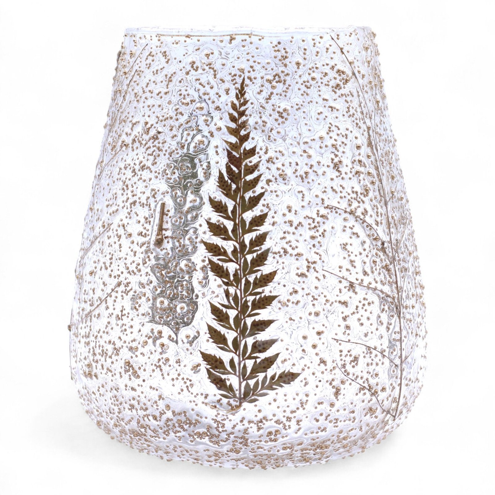 bG9jYWw6Ly9tZWRpYS9ISy9KQy82MFIzMEMxSjY0VzNKQ0hLLzliYTMxMzU0LmpwZw.jpg Glas Kerzenhalter Floral Groß – Dekorativer Windlichthalter aus recyceltem Glas, 15 x 12 cm