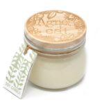 Sojawachs Kerze White Fig – Duftkerze im Glas mit Deckel, 180 ml, 30–35 Stunden Brenndauer