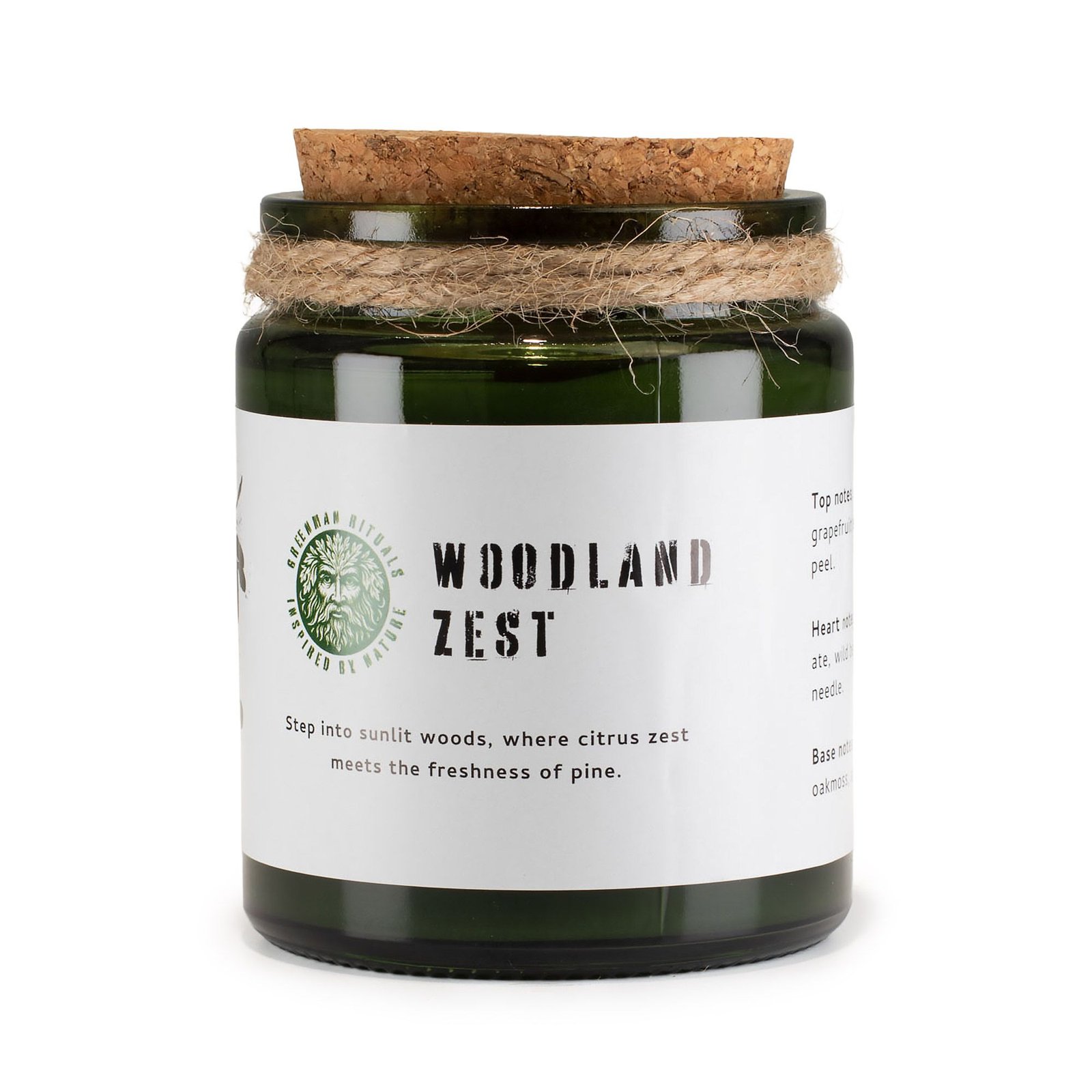 Sojawachs Duftkerze Woodland Zest – Woodwick Kerze im Glas mit Holzdocht 9 x 7 cm