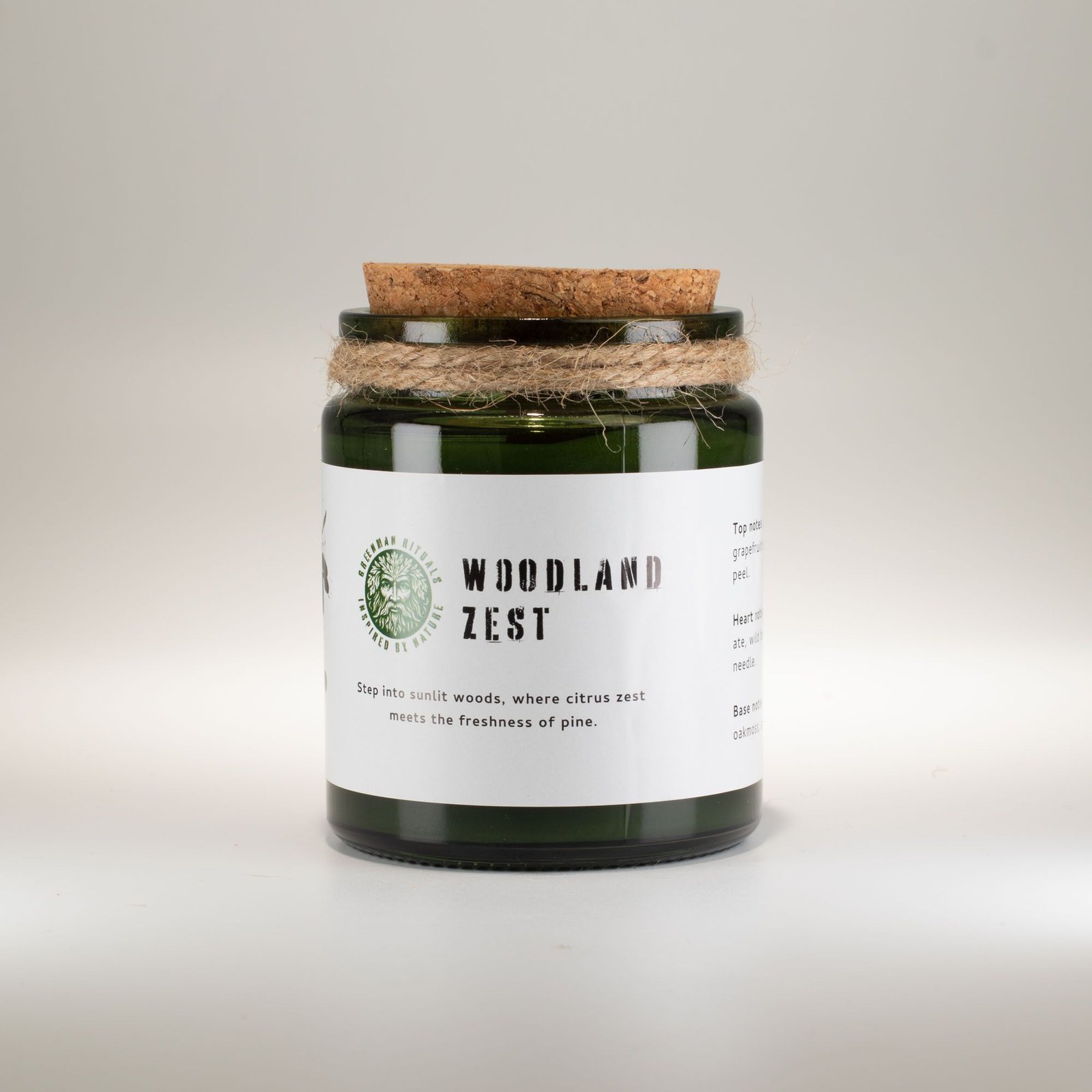 Sojawachs Duftkerze Woodland Zest – Woodwick Kerze im Glas mit Holzdocht 9 x 7 cm