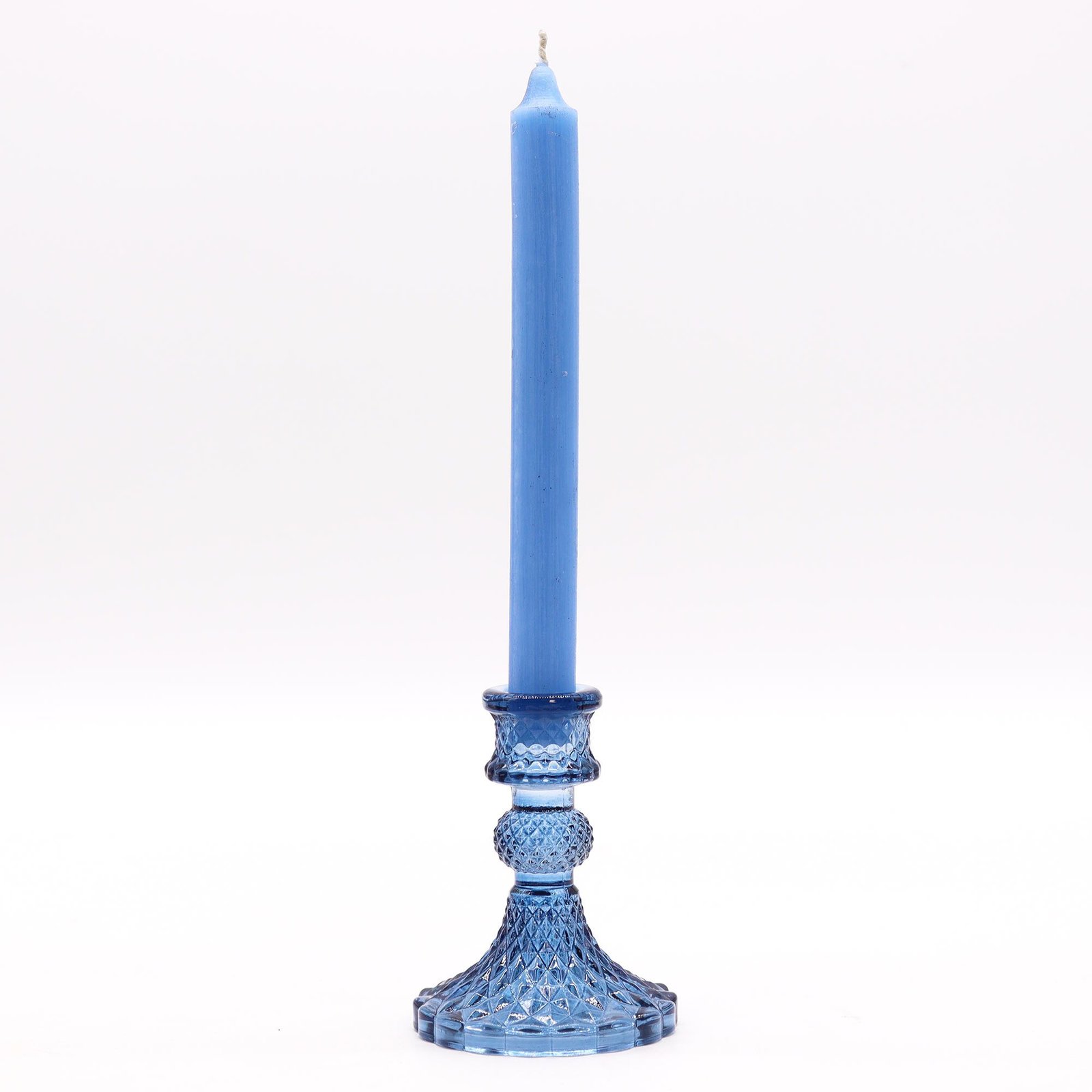 bG9jYWw6Ly9tZWRpYS9TSC84RC82MFIzMEMxSDc0UjM4RFNILzhkYWI2NmY4LmpwZWc.jpg Kerzenhalter Set 2 Vintage Glas Blau – Elegante Kerzenständer im Retro Design ca. 10x8 cm
