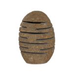 Natural Riverstone Kerzenhalter – Stehender Naturstein Kerzenhalter im Stone Cut Design 10x13x22 cm