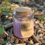 Granatapfel Duftkerze Sojawachs – natürliche Aromakerze im Glas mit Korkdeckelm (7.5x5.5x5.5cm)