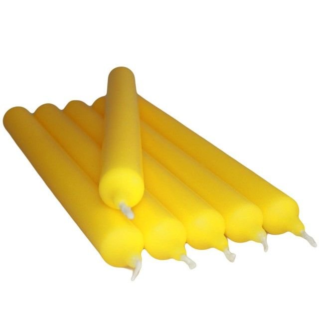 bG9jYWw6Ly9tZWRpYS9TUC9BQy82MFIzMEMxRzY0VktBQ1NQL2IxMTUxNzc2LmpwZWc.jpg Stabkerzen Gelb Set – Elegante Dinnerkerzen für Tischdekoration & Atmosphäre, 0.058 kg, 21x2 cm