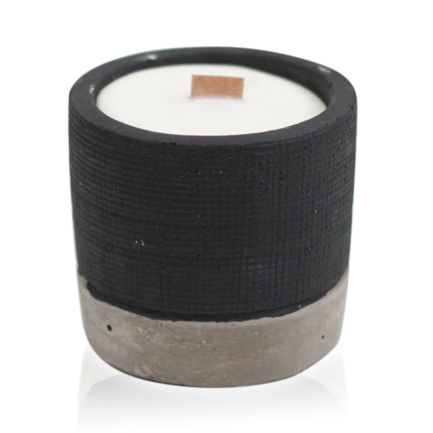 bG9jYWw6Ly9tZWRpYS9TUy8wRC82MFIzMEMxRzZNVEswRFNTLzM3YTJlYTA4LmpwZWc.jpg Sojawachs Kerze Beton Schwarz Duftkerze – Duftkerze im Betontopf mit Holzdocht 7.5 x 7.5 cm