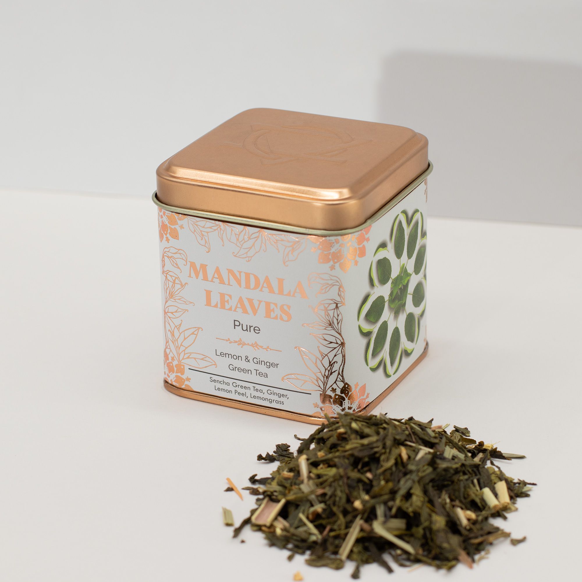 Bio Grüner Tee Zitrone Ingwer 60 g – Sencha Tee mit Zitrone & Ingwer