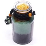Badezauber Wohlstand Ritual 490g – Magisches Wellness Badesalz mit Aventurin Amulett