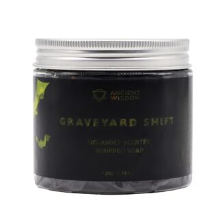 Duschseife Whipped Soap Graveyard Shift Schwarz