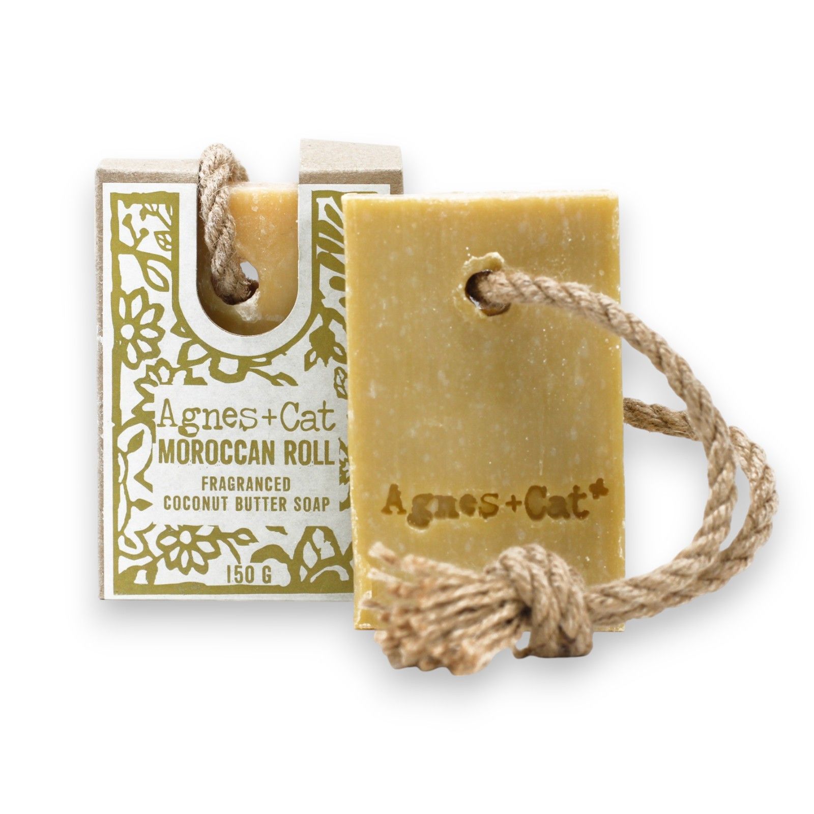 Seife mit Kordel Moroccan Roll Gelb 150g Seife mit Kordel Moroccan Roll Gelb 150g
