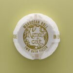 Badebombe Moroccan Roll Weiß Gold 210g – Handgemachte Badebombe mit Orientalischem Duft