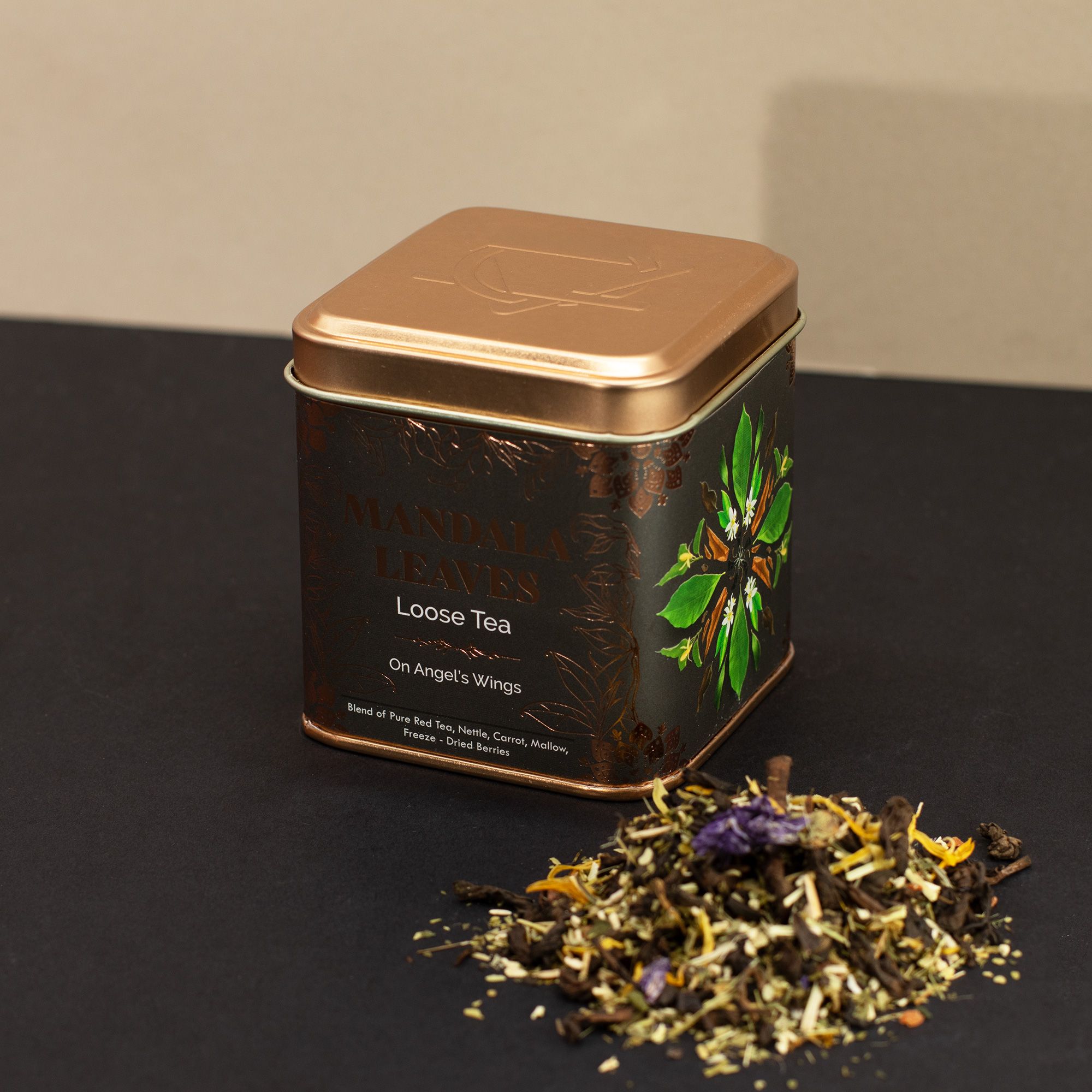 Bio On Angels Wings Teemischung 60 g – Früchtetee mit Mate & Pu-Erh