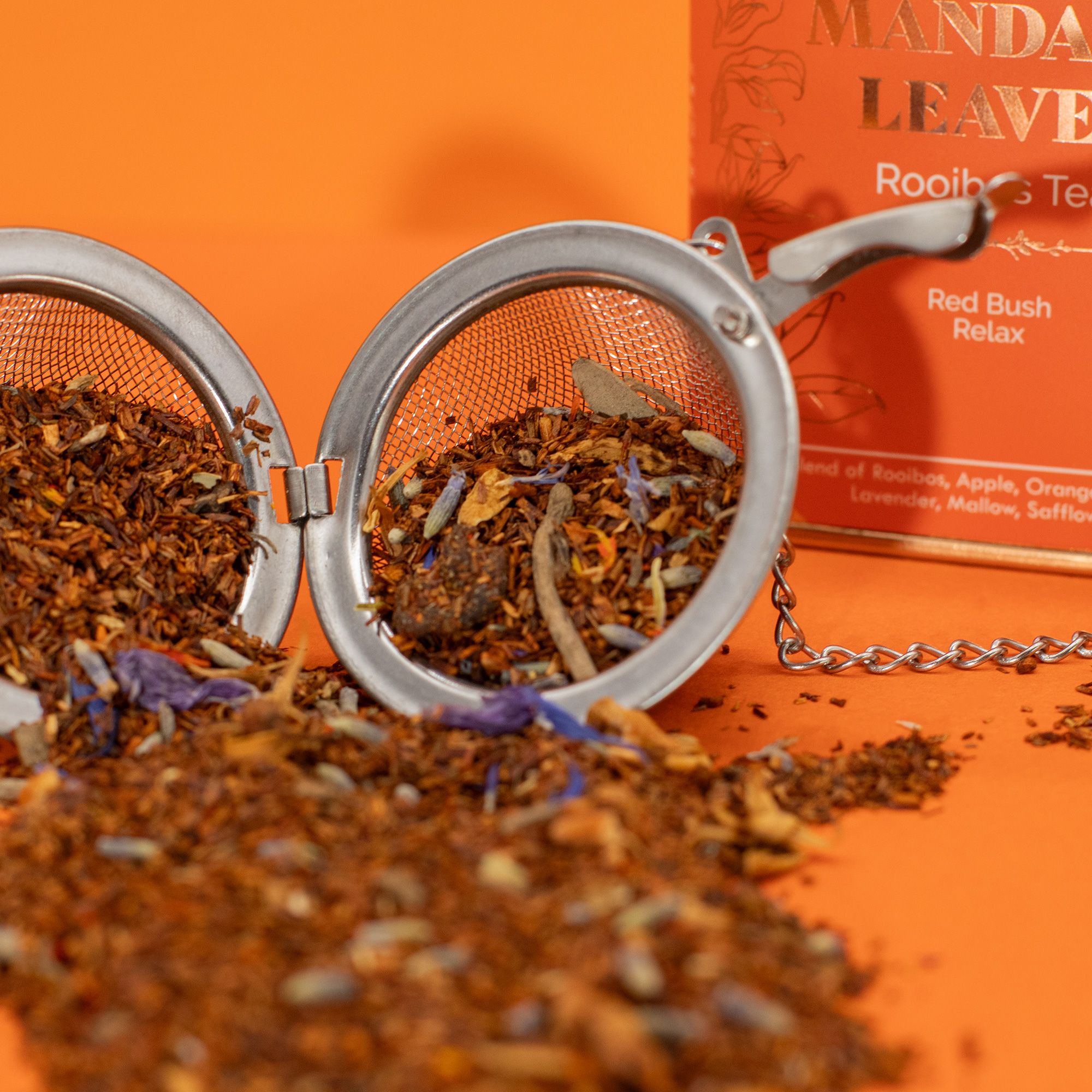 Rooibos Entspannungstee 50 g – Rooibos Tee mit Lavendel & Blüten