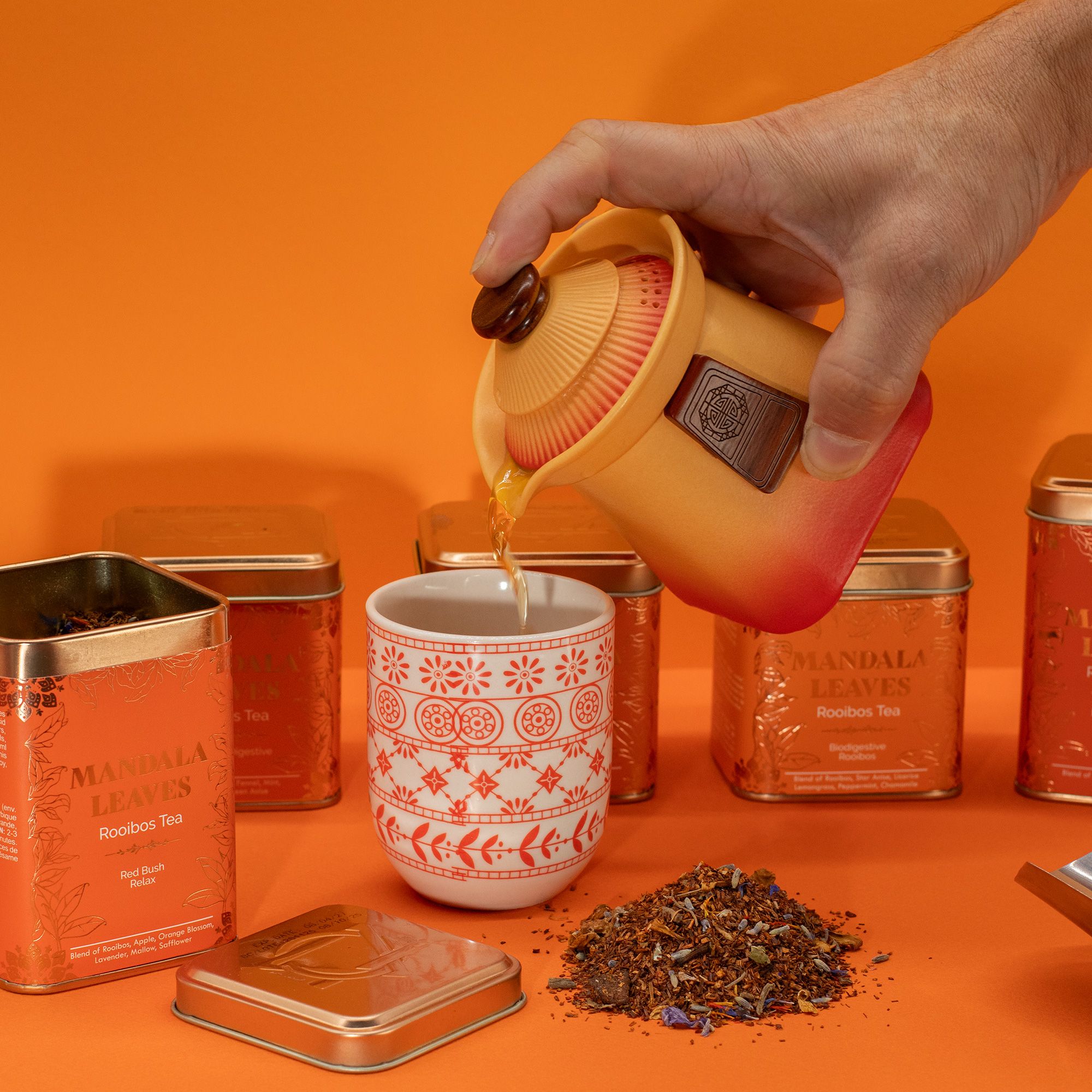 Rooibos Entspannungstee 50 g – Rooibos Tee mit Lavendel & Blüten