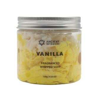 Duschseife Whipped Soap Vanille Gelb & Weiß