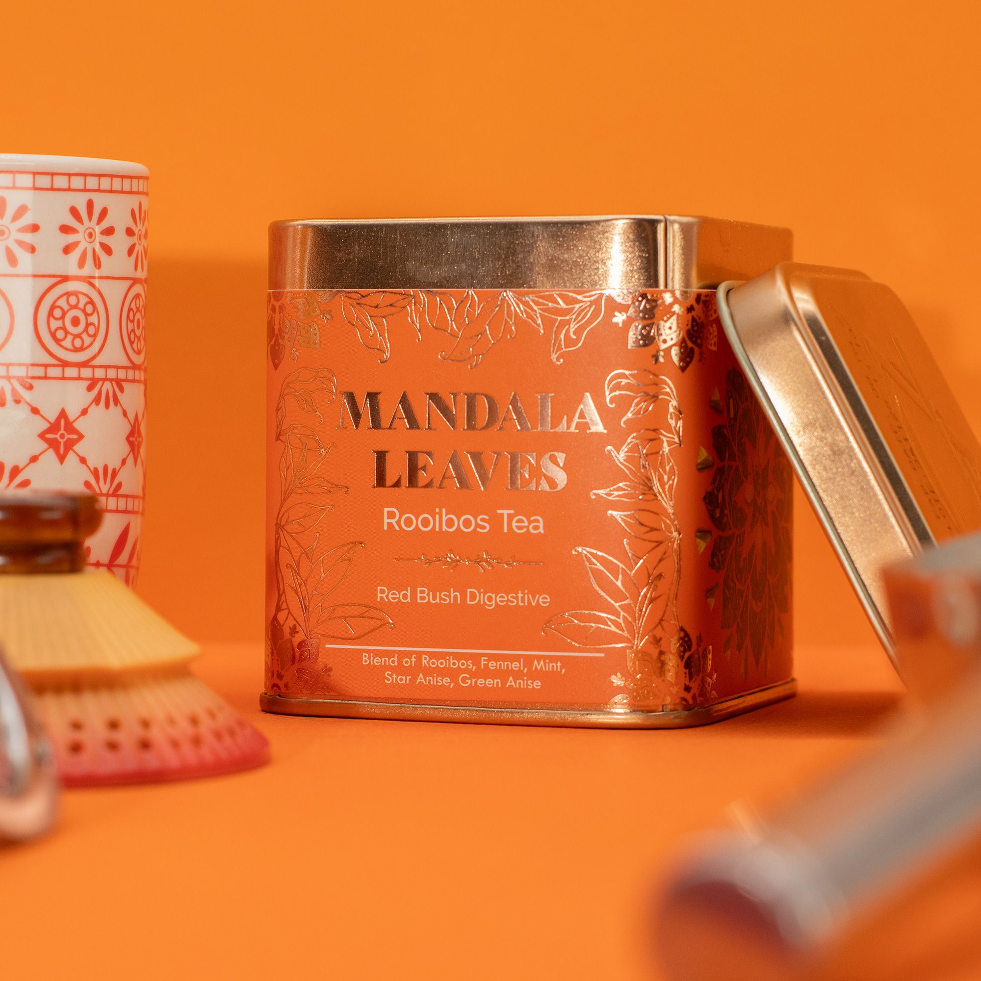 Rooibos Verdauungstee 50 g – Rooibos Tee mit Fenchel & Minze