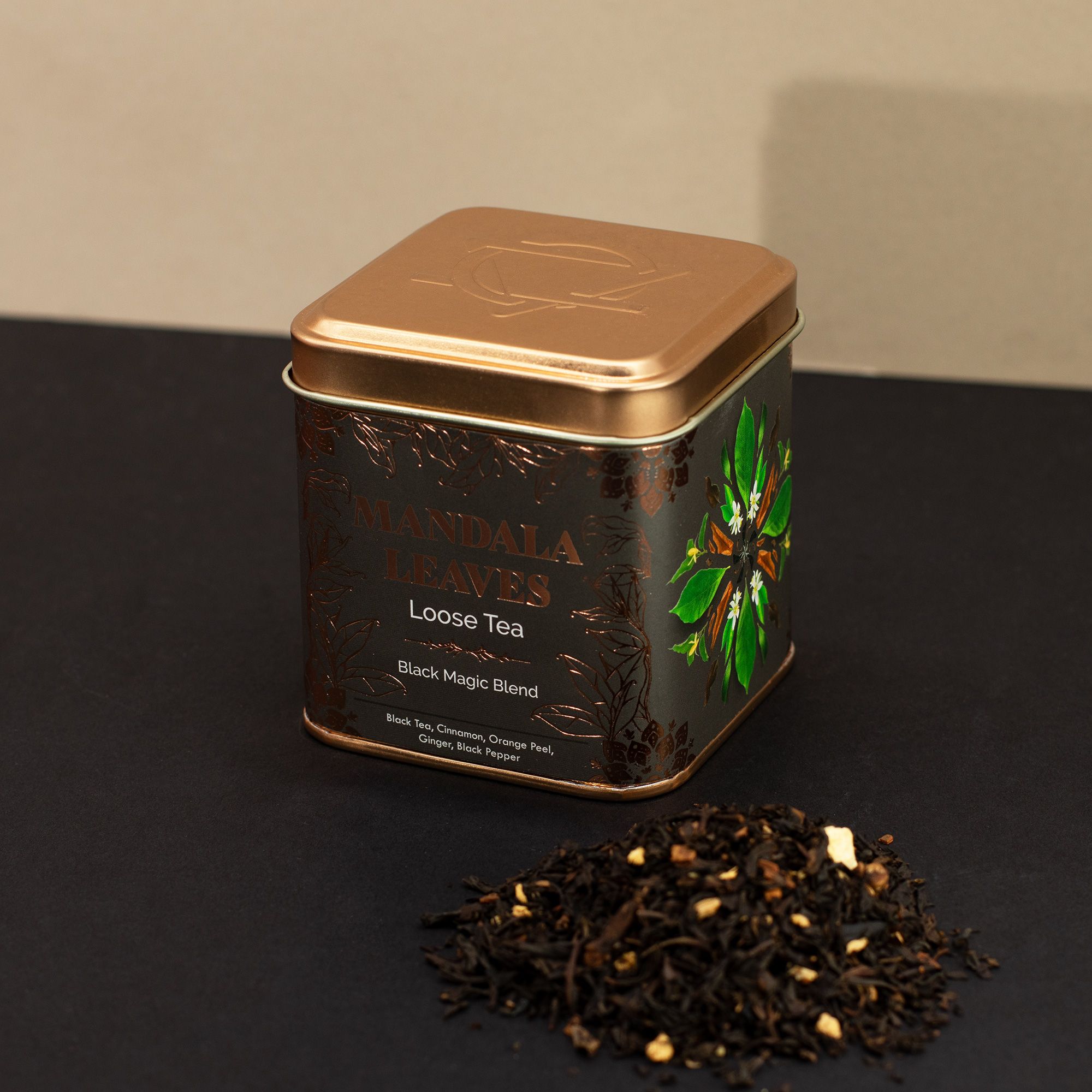 Schwarzer Gewürztee 50 g – Black Tea mit Zimt, Ingwer & Kardamom