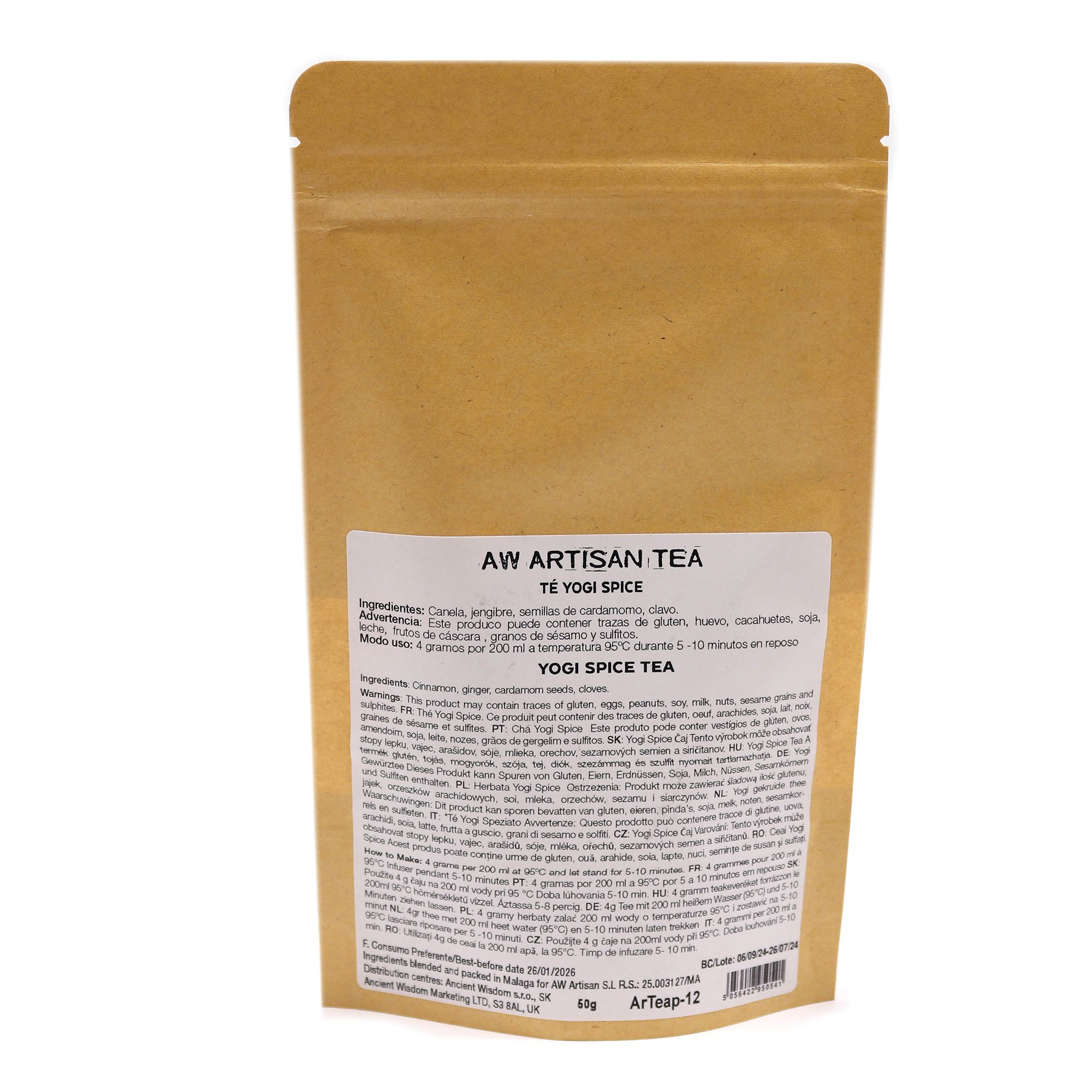 BIO Gewürztee Yogi Spice Blend 50 g – Würziger Kräutertee mit Ingwer & Zimt