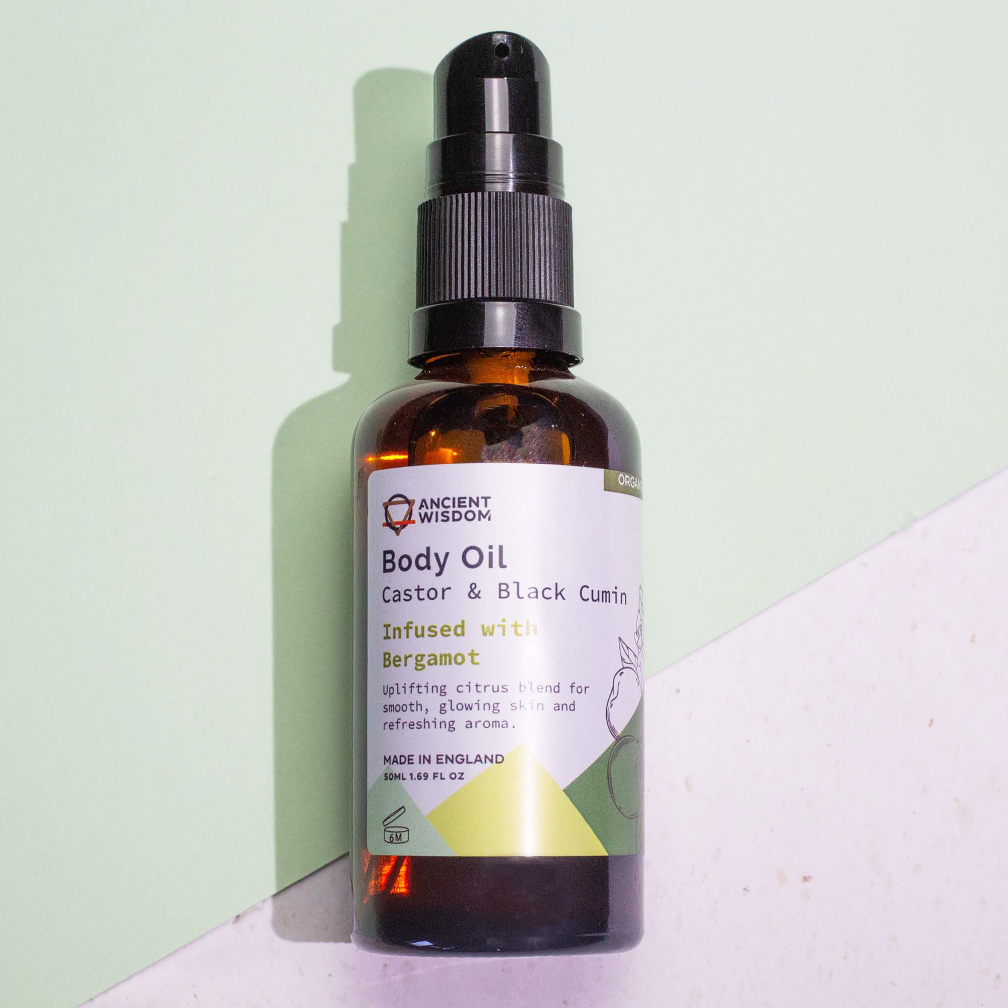 Bio Körperöl Bergamotte 50 ml Massageöl Hautpflege Naturkosmetik