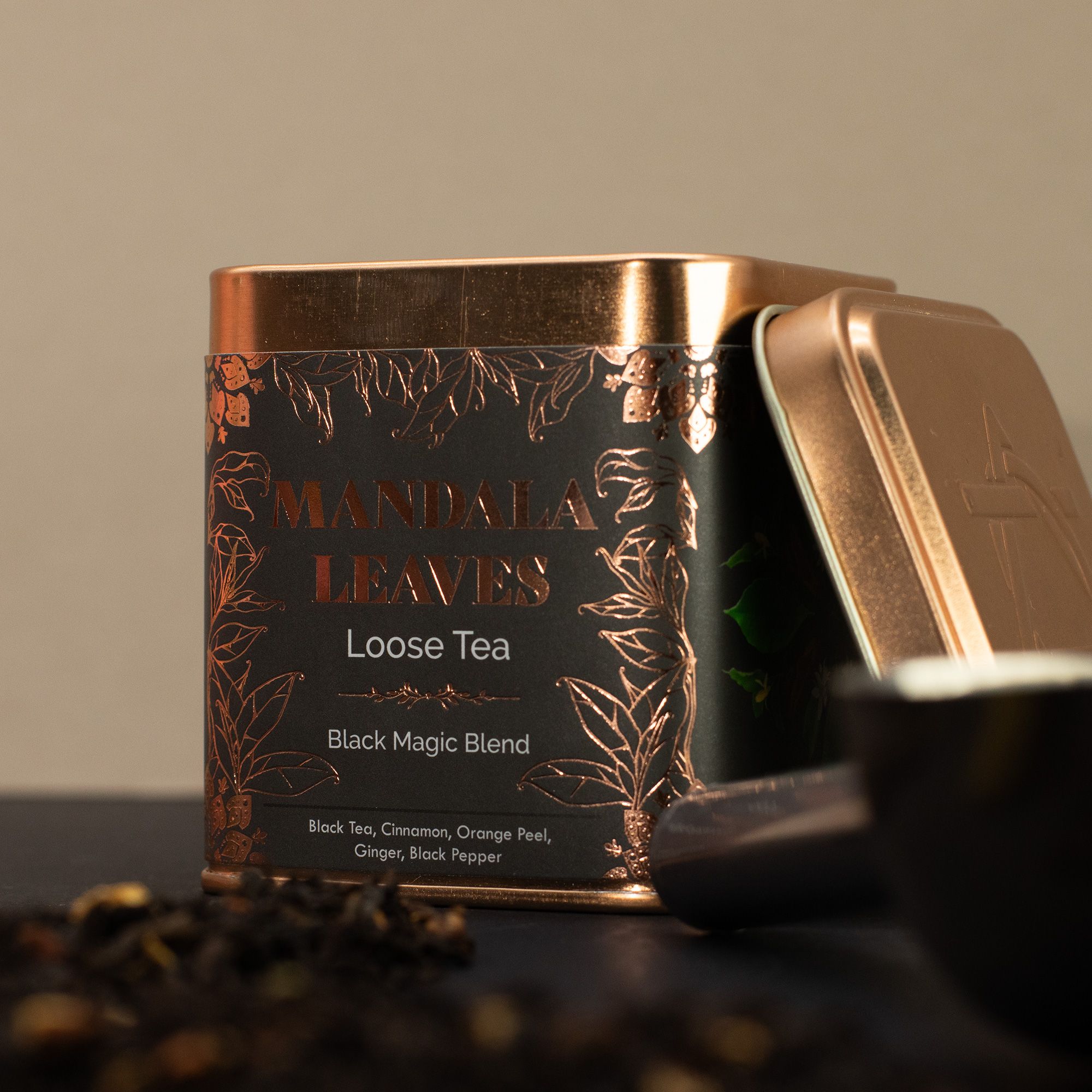 Schwarzer Gewürztee 50 g – Black Tea mit Zimt, Ingwer & Kardamom