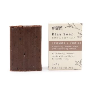 Tonerde Seife Lavendel & Vanille Braun 145g