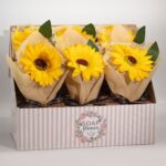 Seifenblume Sonnenblume Geschenk Badezusatz Dekoration