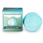 Kristall Badebombe Wasser Blau 220 g