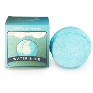 Kristall Badebombe Wasser Blau 220 g