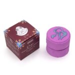 Badebomben Set Jungfrau Lila – Sternzeichen Badebomben mit Oud Duft – Honigbee Badebomben Set Jungfrau Lila