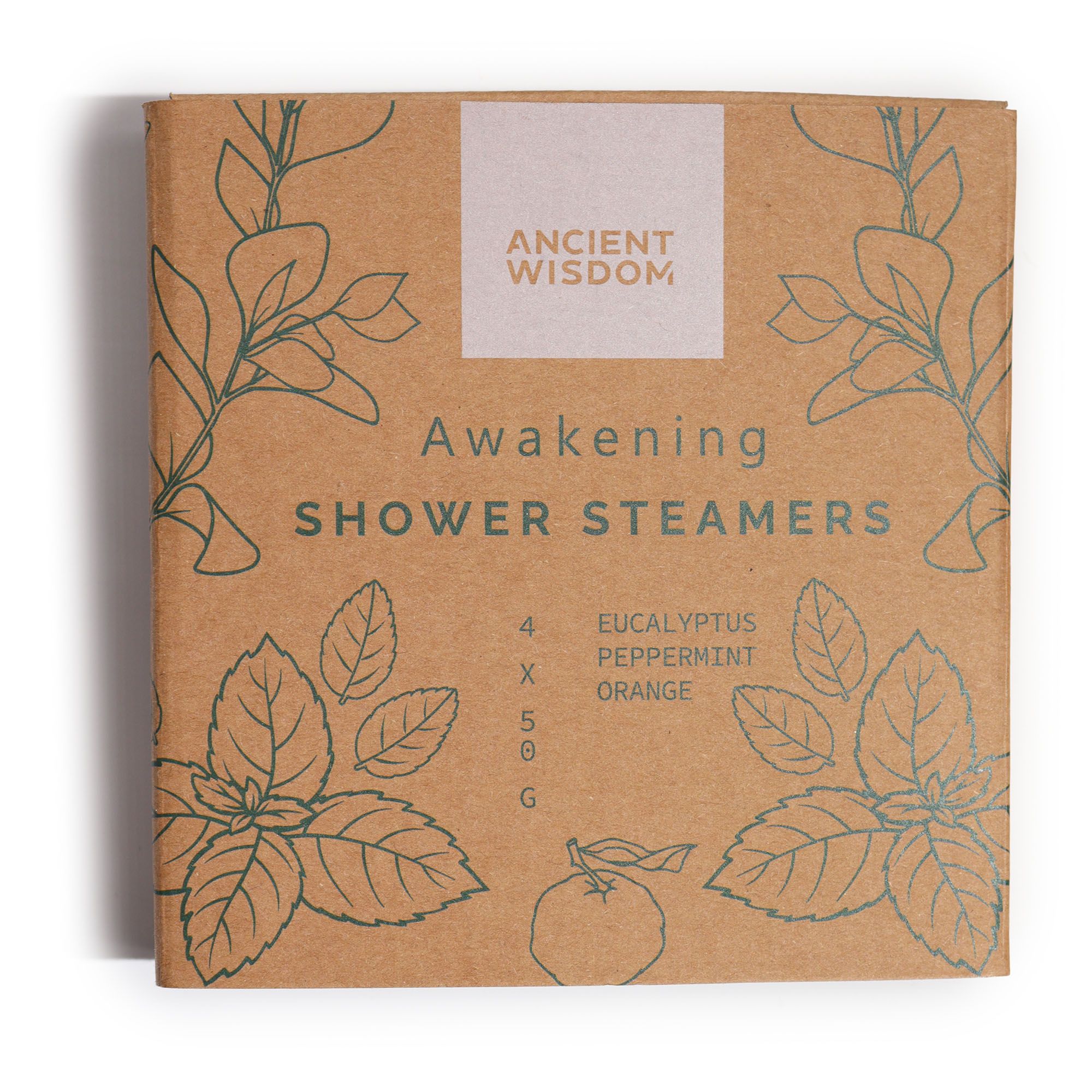 Duschdampfer Set Awakening Grün 200g – Aromatherapie mit Orange, Eukalyptus & Pfefferminze