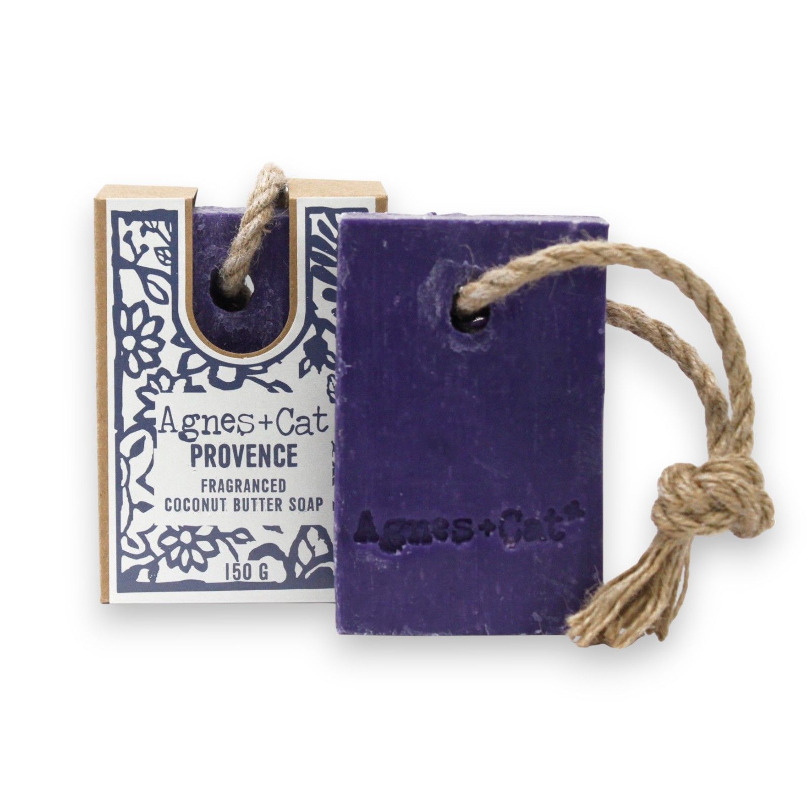 Seife mit Kordel Provence Lila