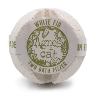 Badebombe White Fig Weiß Grün